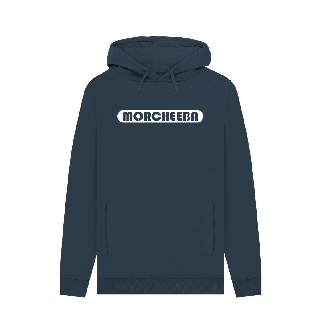 Navy Classic Inverted Logo Hoodie Unisex