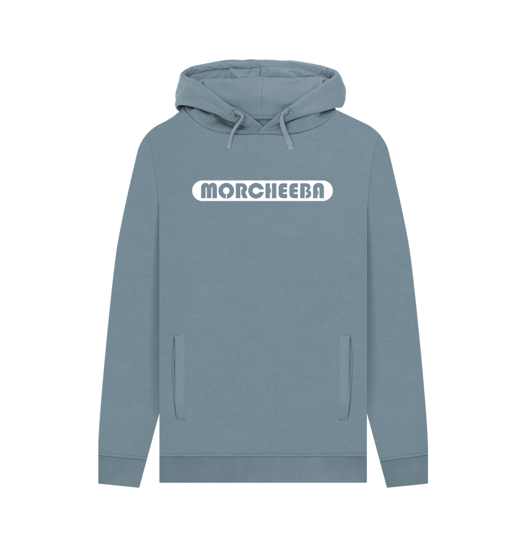 Stone Blue Classic Inverted Logo Hoodie Unisex