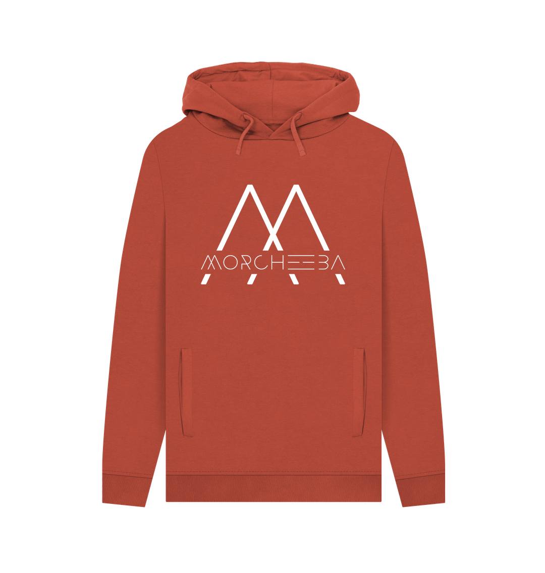 Rust Large Logo Hoodie Unisex