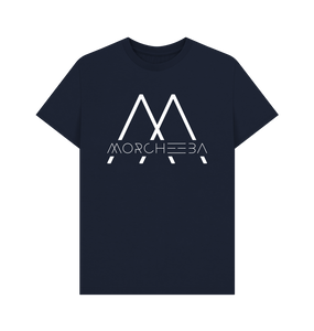 Navy Blue Large Logo T-Shirt Unisex