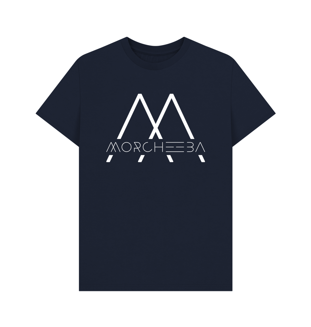 Navy Blue Large Logo T-Shirt Unisex