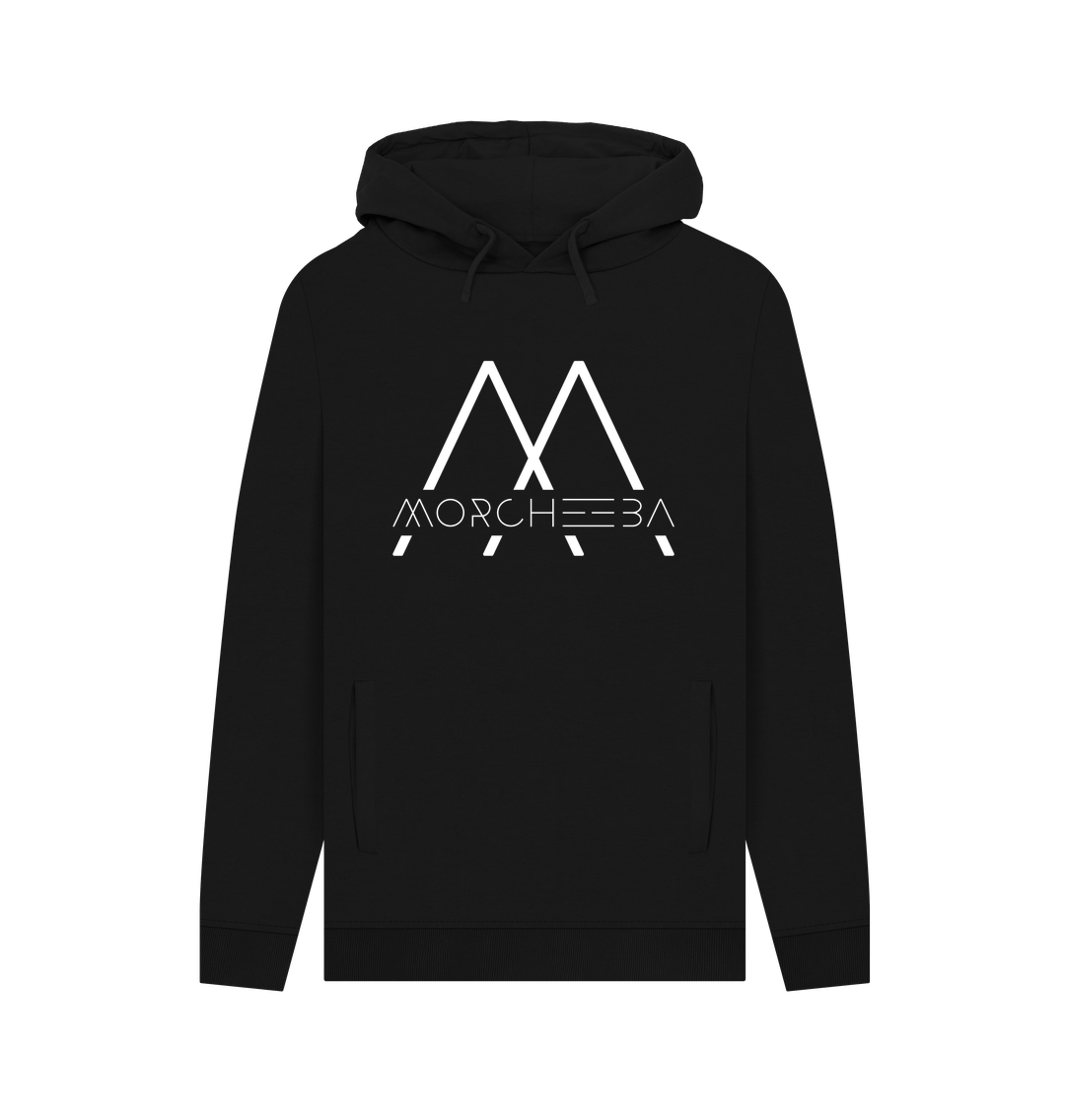 Black Large Logo Hoodie Unisex