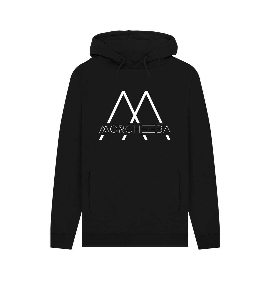 Black Large Logo Hoodie Unisex